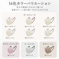 [LEMOOLI] マスク 不織布 立体 小さめ 3Dマスク バイカラー 3層構造 使い捨て 30枚入