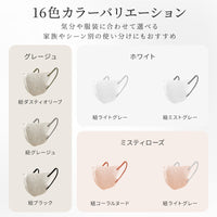 [LEMOOLI] マスク 不織布 立体 小さめ 3Dマスク バイカラー 3層構造 使い捨て 30枚入