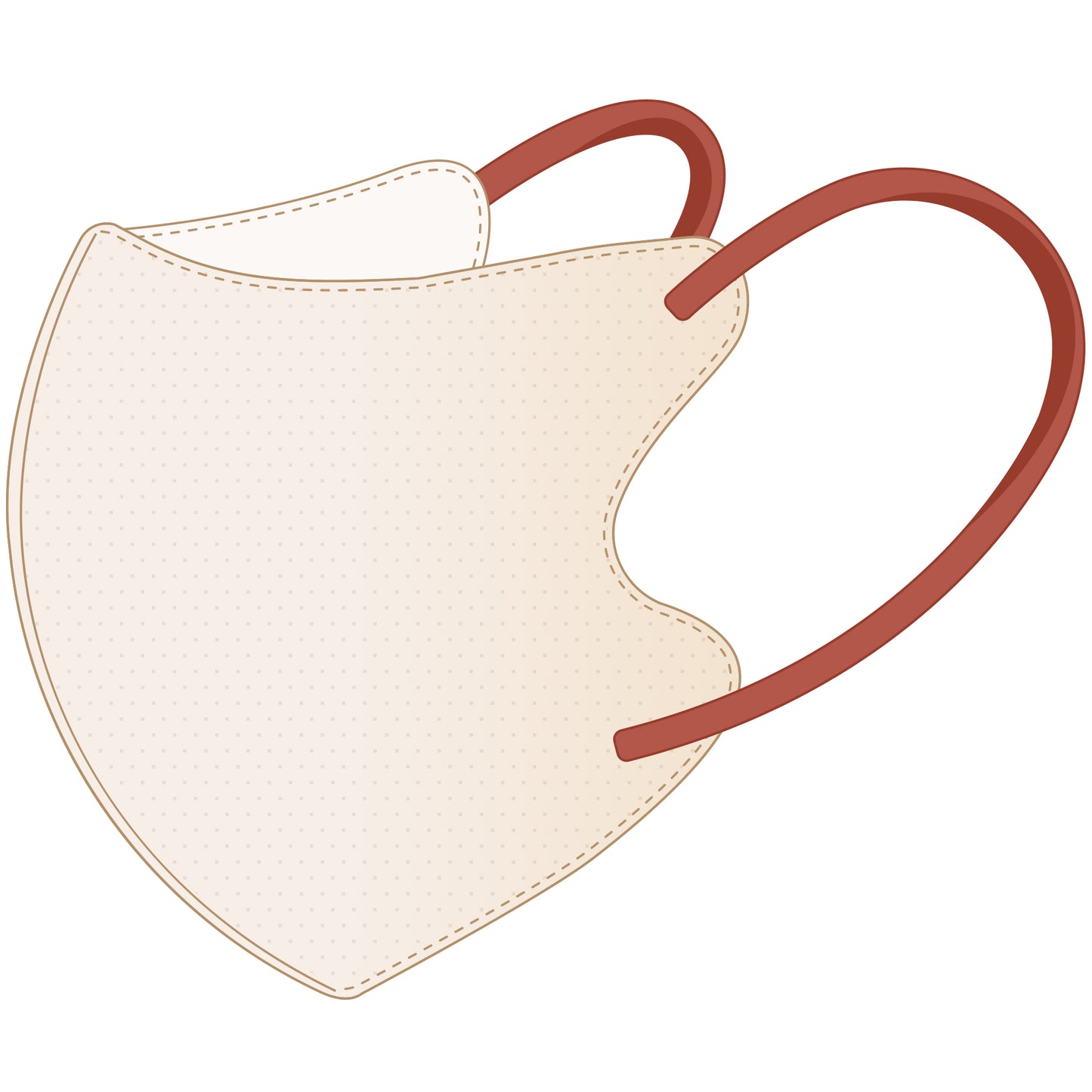 [LEMOOLI] マスク 不織布 立体 小さめ 3Dマスク バイカラー 3層構造 使い捨て 30枚入