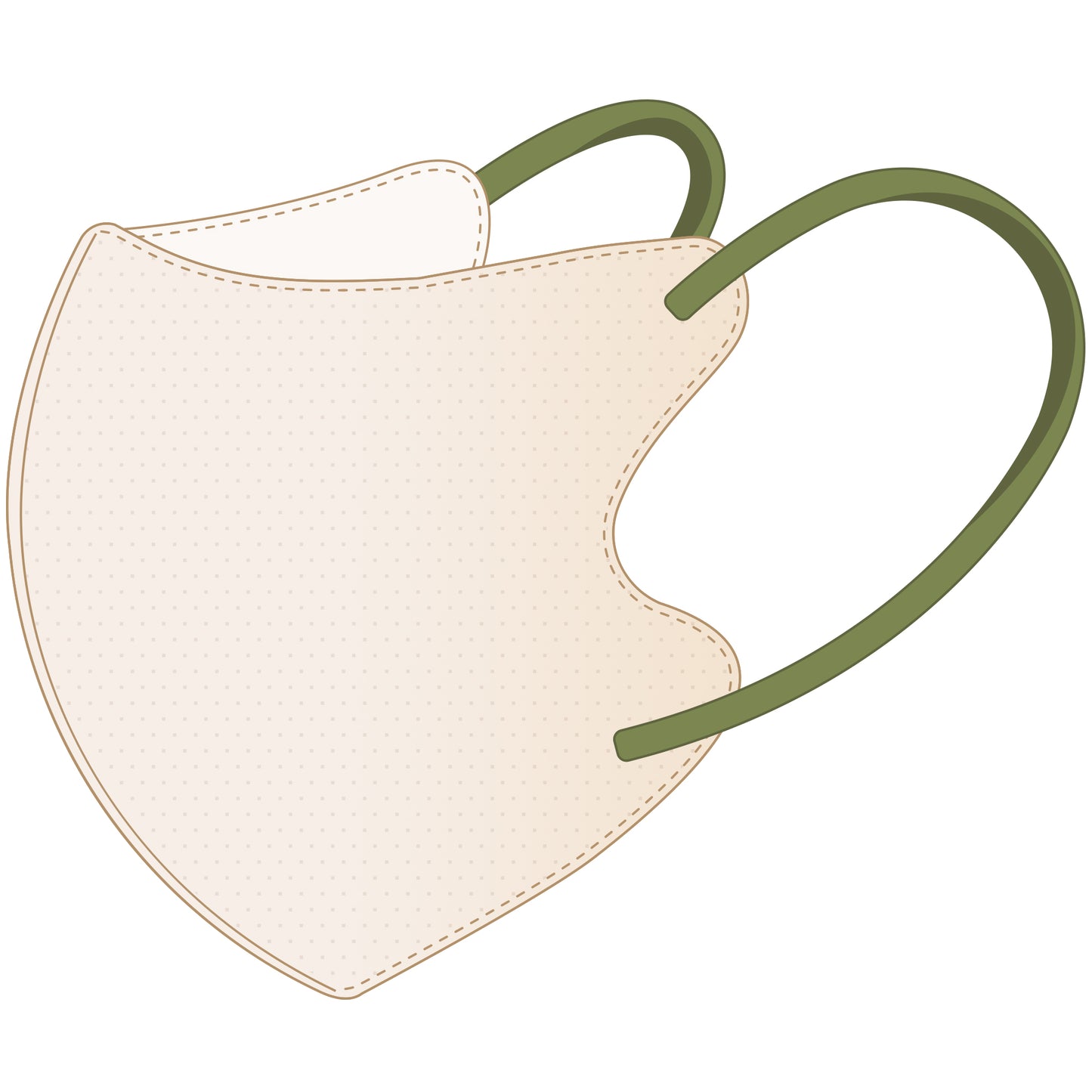 [LEMOOLI] マスク 不織布 立体 小さめ 3Dマスク バイカラー 3層構造 使い捨て 30枚入