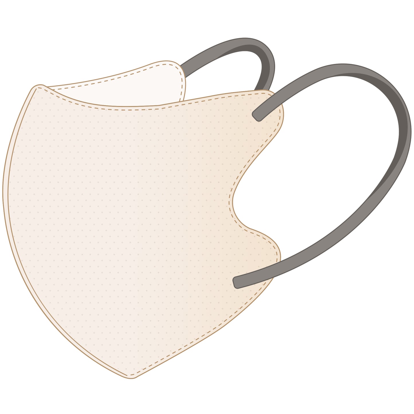 [LEMOOLI] マスク 不織布 立体 小さめ 3Dマスク バイカラー 3層構造 使い捨て 30枚入