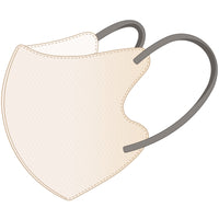 [LEMOOLI] マスク 不織布 立体 小さめ 3Dマスク バイカラー 3層構造 使い捨て 30枚入