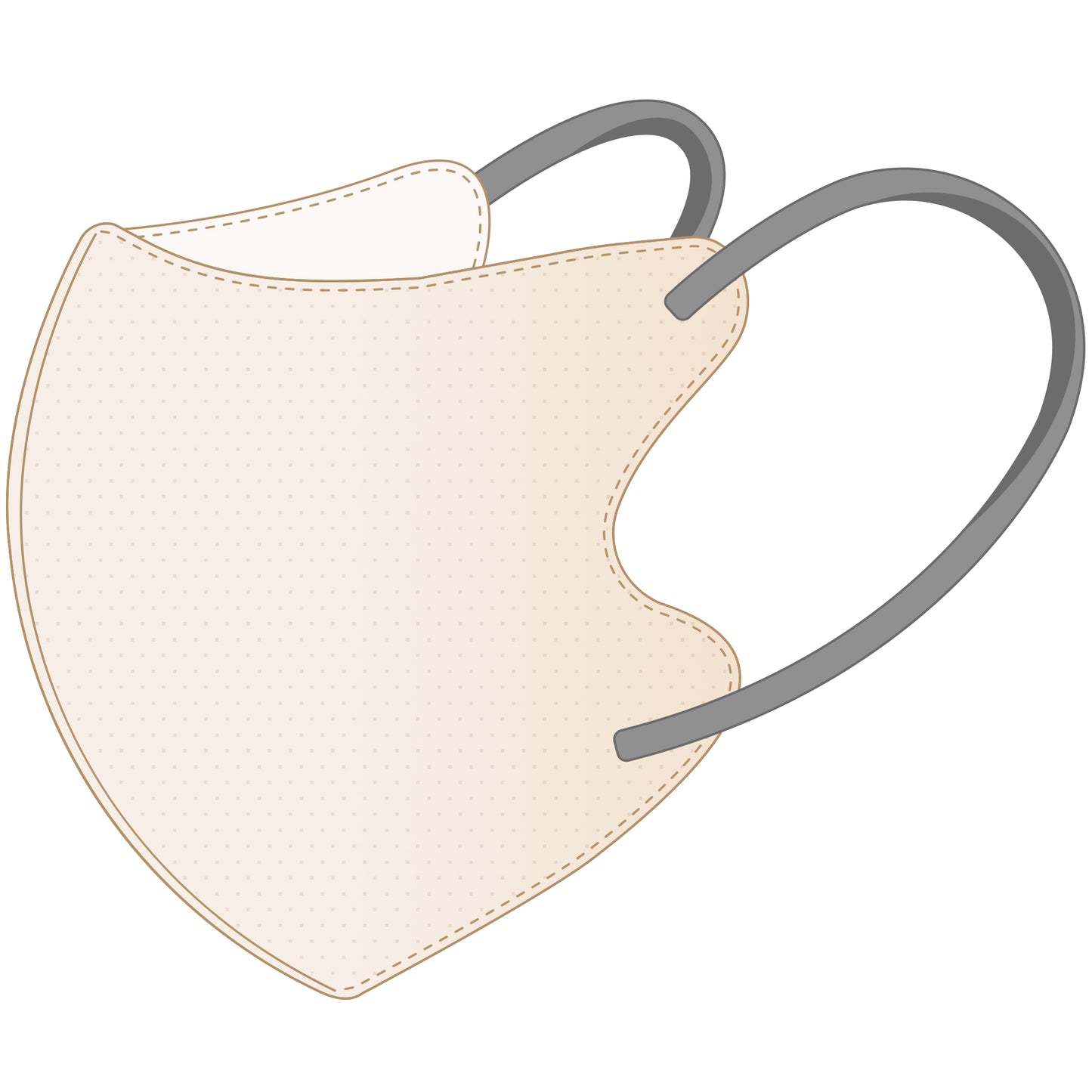 [LEMOOLI] マスク 不織布 立体 小さめ 3Dマスク バイカラー 3層構造 使い捨て 30枚入