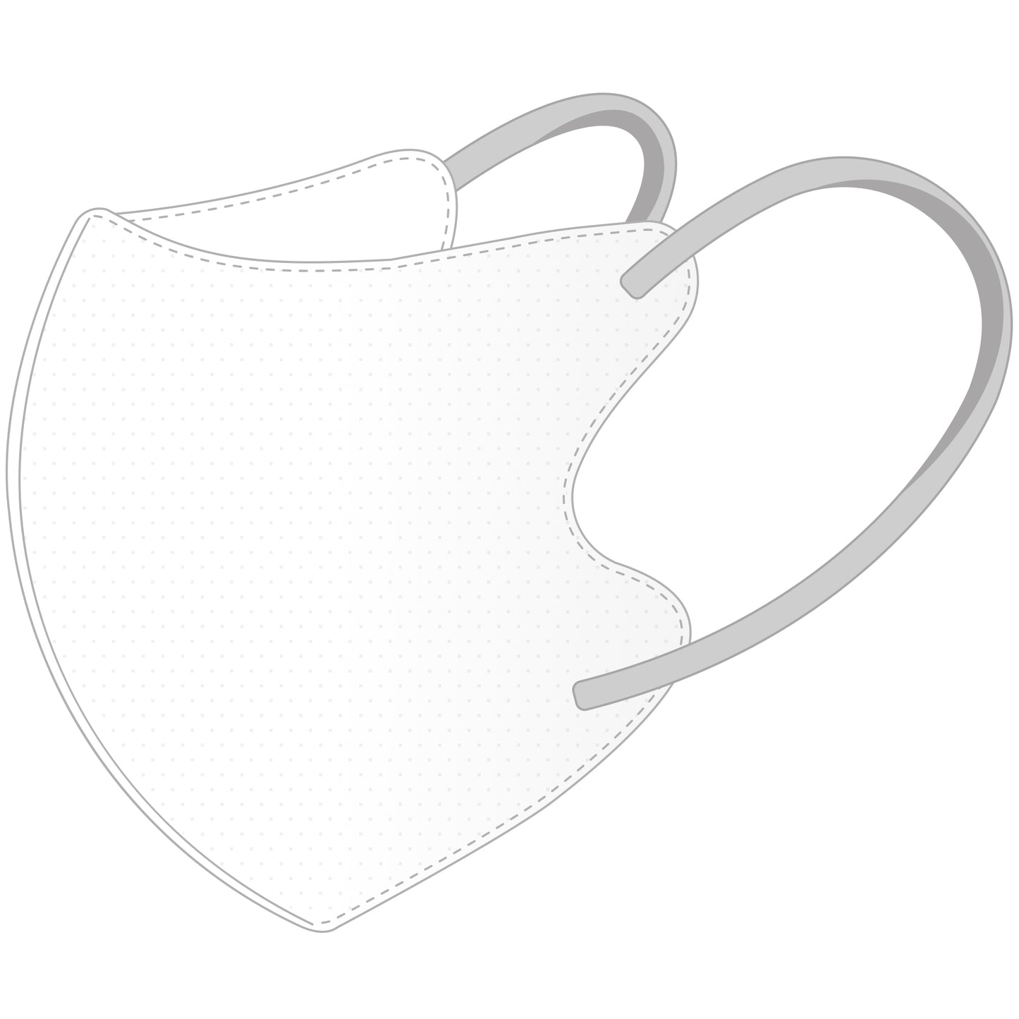 [LEMOOLI] マスク 不織布 立体 小さめ 3Dマスク バイカラー 3層構造 使い捨て 30枚入