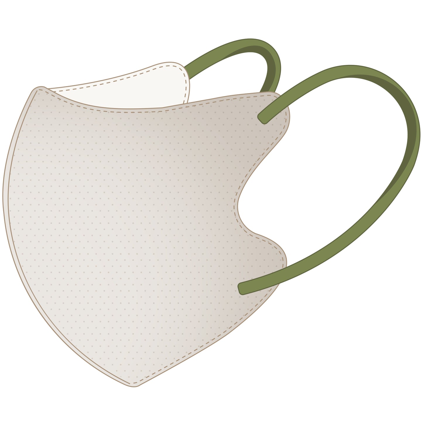 [LEMOOLI] マスク 不織布 立体 小さめ 3Dマスク バイカラー 3層構造 使い捨て 30枚入