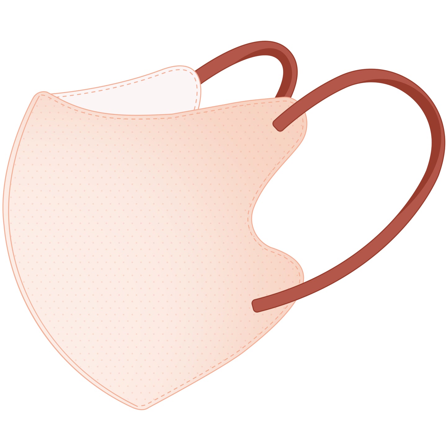 [LEMOOLI] マスク 不織布 立体 小さめ 3Dマスク バイカラー 3層構造 使い捨て 30枚入