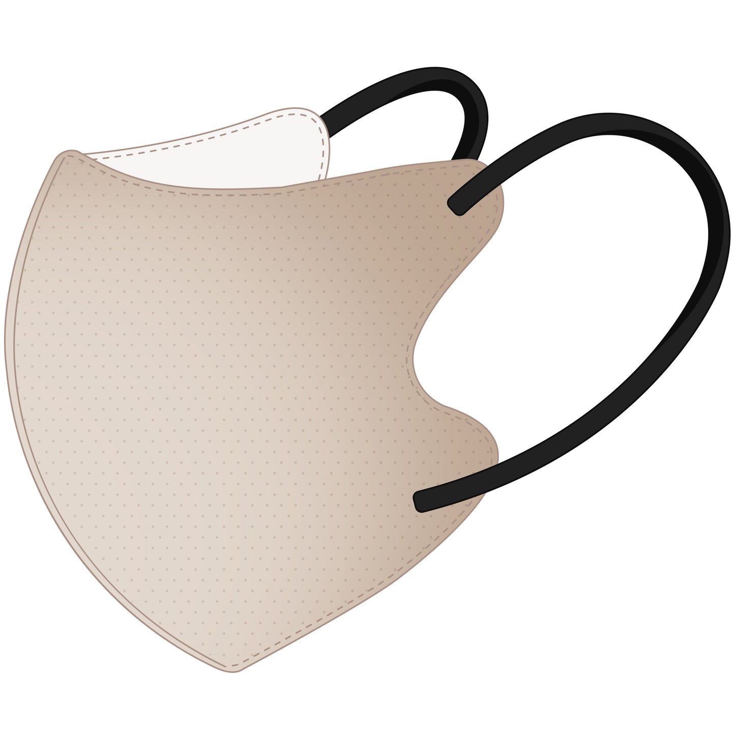 [LEMOOLI] マスク 不織布 立体 小さめ 3Dマスク バイカラー 3層構造 使い捨て 30枚入